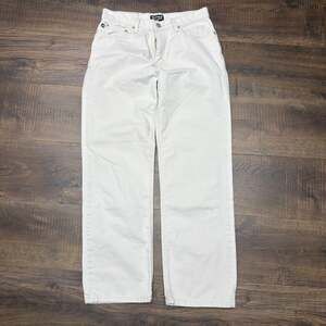 Vintage 90s Woman’s Polo Ralph Lauren Classic 867 White Denim Jeans size 4 x 28